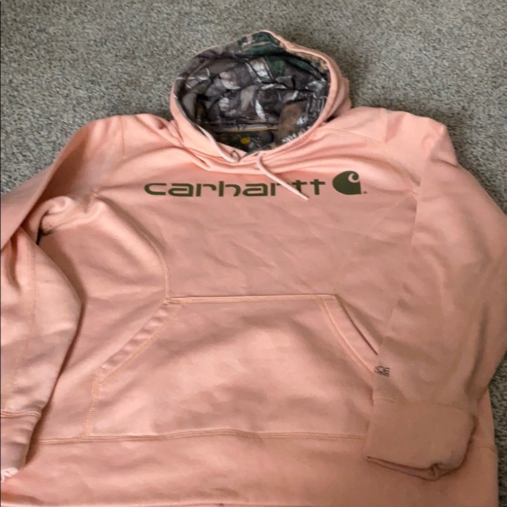 Peach and camo